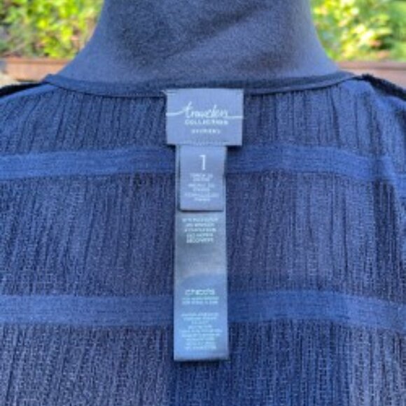 Chico's Travelers 6-Piece Lot Bundle Size 1 Medium (8/10) India Ink (Dark Blue) - Picture 6 of 14